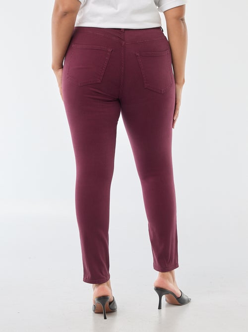Pantalon skinny taille haute - Kiabi