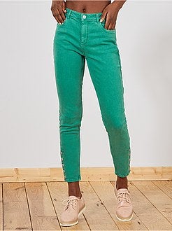 Pantalon skinny taille haute - Kiabi