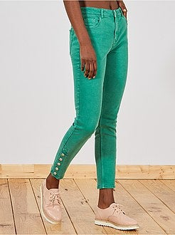 Pantalon skinny taille haute - Kiabi