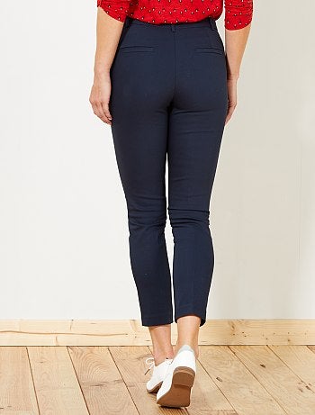 Pantalon skinny uni - Kiabi