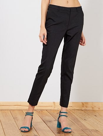 Pantalon skinny uni - Kiabi