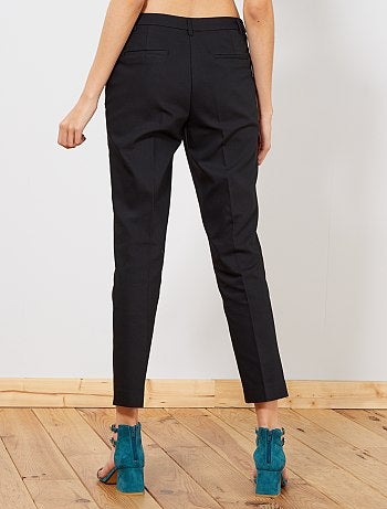 Pantalon skinny uni - Kiabi