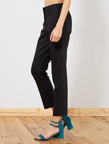 Pantalon skinny uni - Kiabi