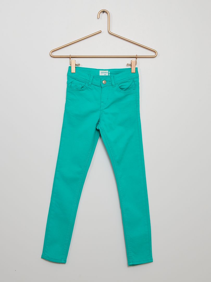 Pantalon skinny vert - Kiabi