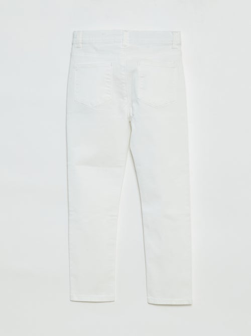 Pantalon slim - coupe ajustée 4 poches - Kiabi