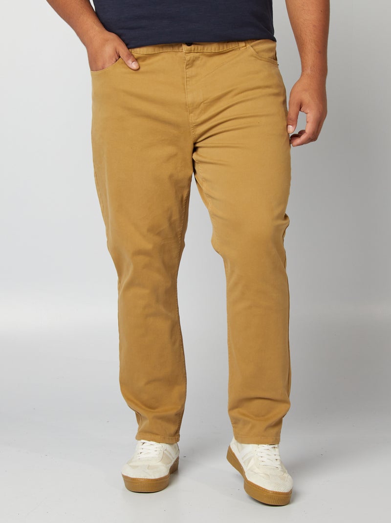 Pantalon slim - L32 Beige - Kiabi