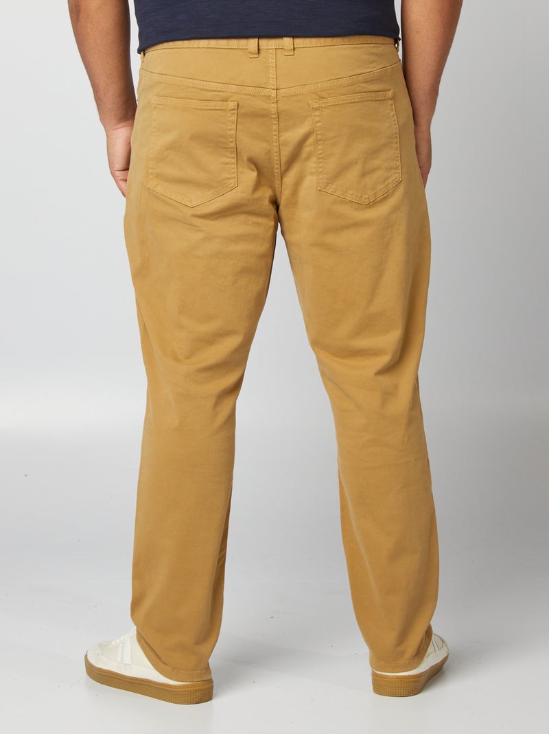 Pantalon slim - L32 Beige - Kiabi