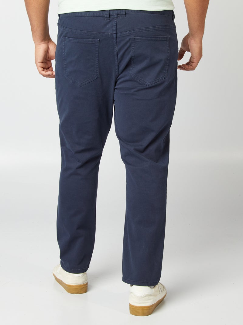 Pantalon slim - L32 Bleu marine - Kiabi