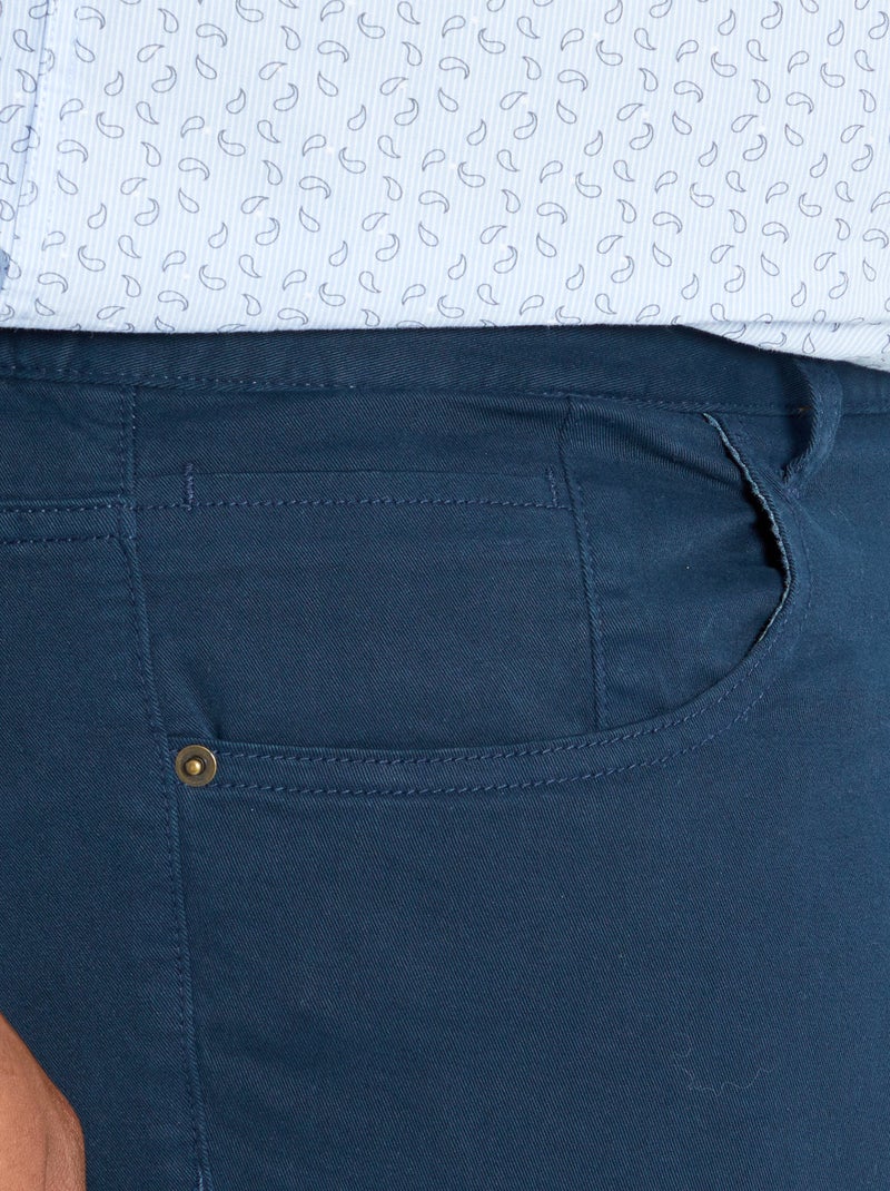 Pantalon slim - L32 Bleu marine - Kiabi