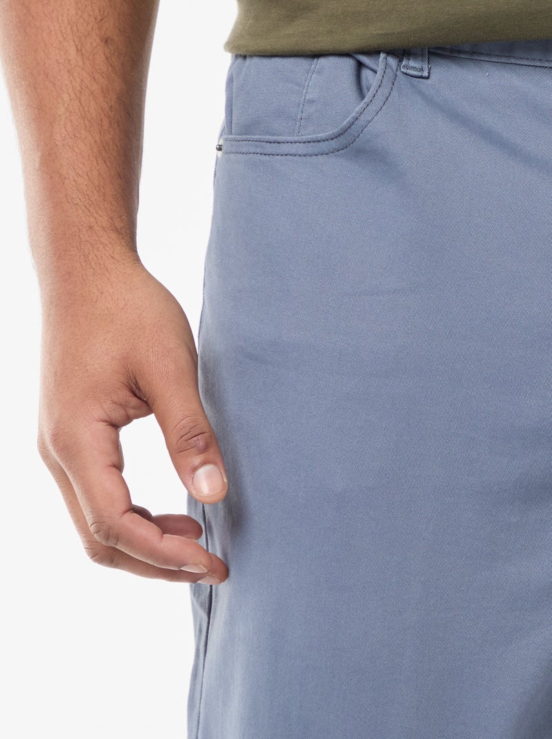 Pantalon slim - L32 Gris - Kiabi