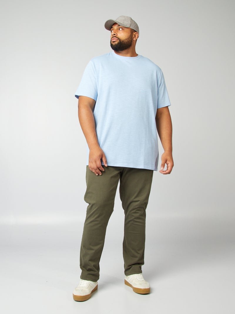 Pantalon slim - L32 Kaki - Kiabi
