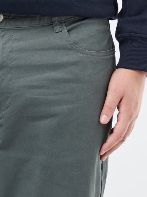 Pantalon slim - L34 - Kiabi