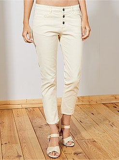 Pantalon slim 7/8e - Kiabi