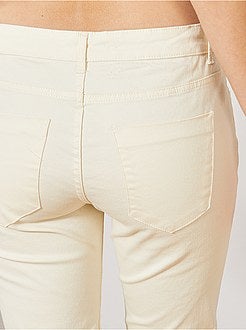 Pantalon slim 7/8e - Kiabi