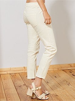 Pantalon slim 7/8e - Kiabi