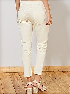 Pantalon slim 7/8e - Kiabi
