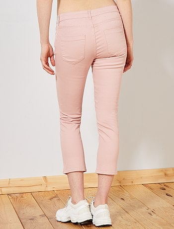Pantalon Poussoir Femme NeXt Taille 18 En Lin Mélangé Rose Pâle - Rarement Porté - Très Bon état
