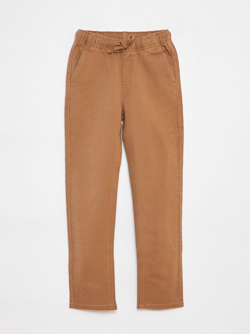 Pantalon slim avec taille ajustable - Kiabi