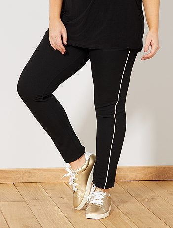 Pantalon slim bande côté - Kiabi