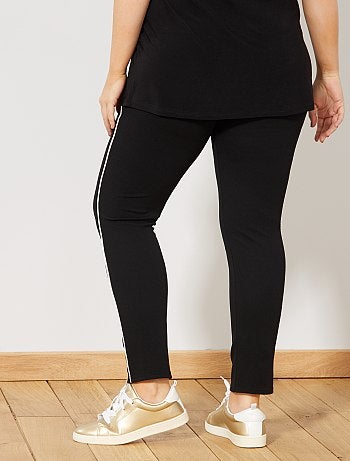 Pantalon slim bande côté - Kiabi