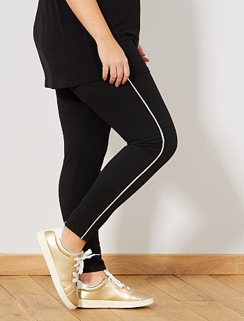 Pantalon slim bande côté - Kiabi