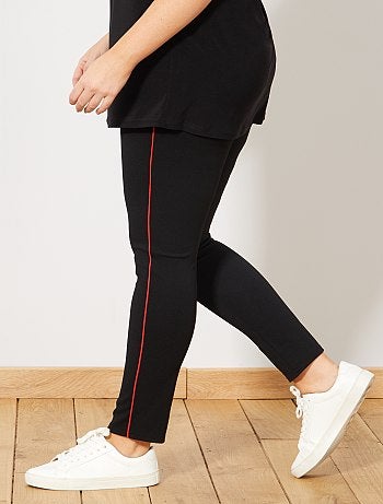 Pantalon slim bande côté - Kiabi