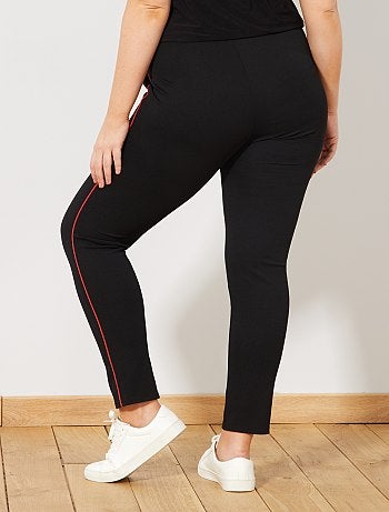 Pantalon slim bande côté - Kiabi
