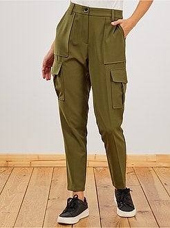 Pantalon slim coupe battle - Kiabi