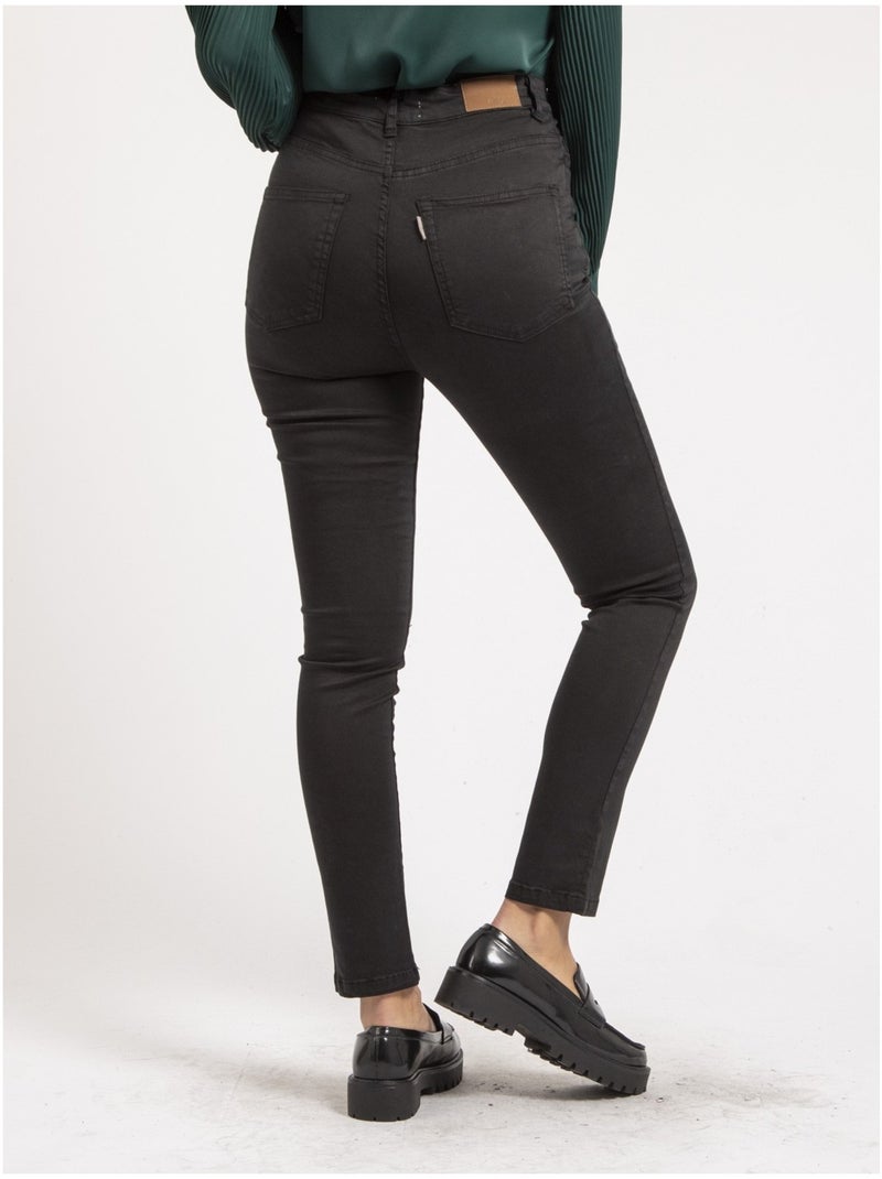 Pantalon slim EDITH Noir - Kiabi