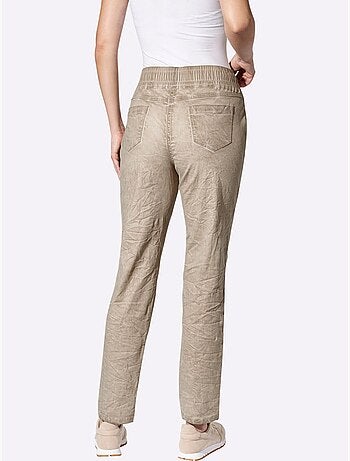 Pantalon Slim Effet Délavé - Taille Standard - Helline