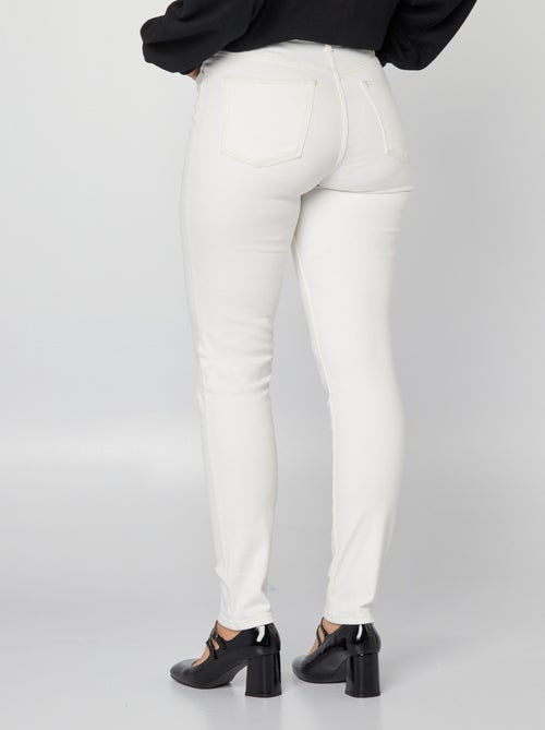 Pantalon slim en denim - 32L - Kiabi