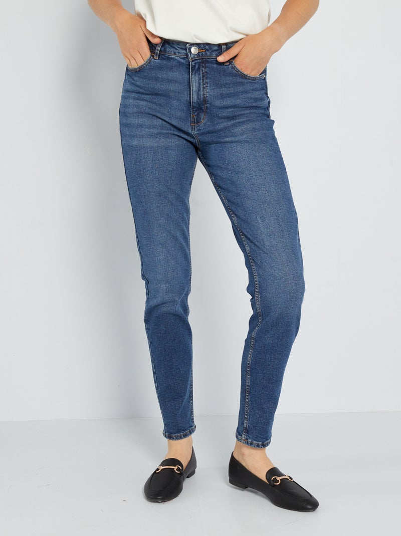 Pantalon slim en denim - 32L Stone - Kiabi