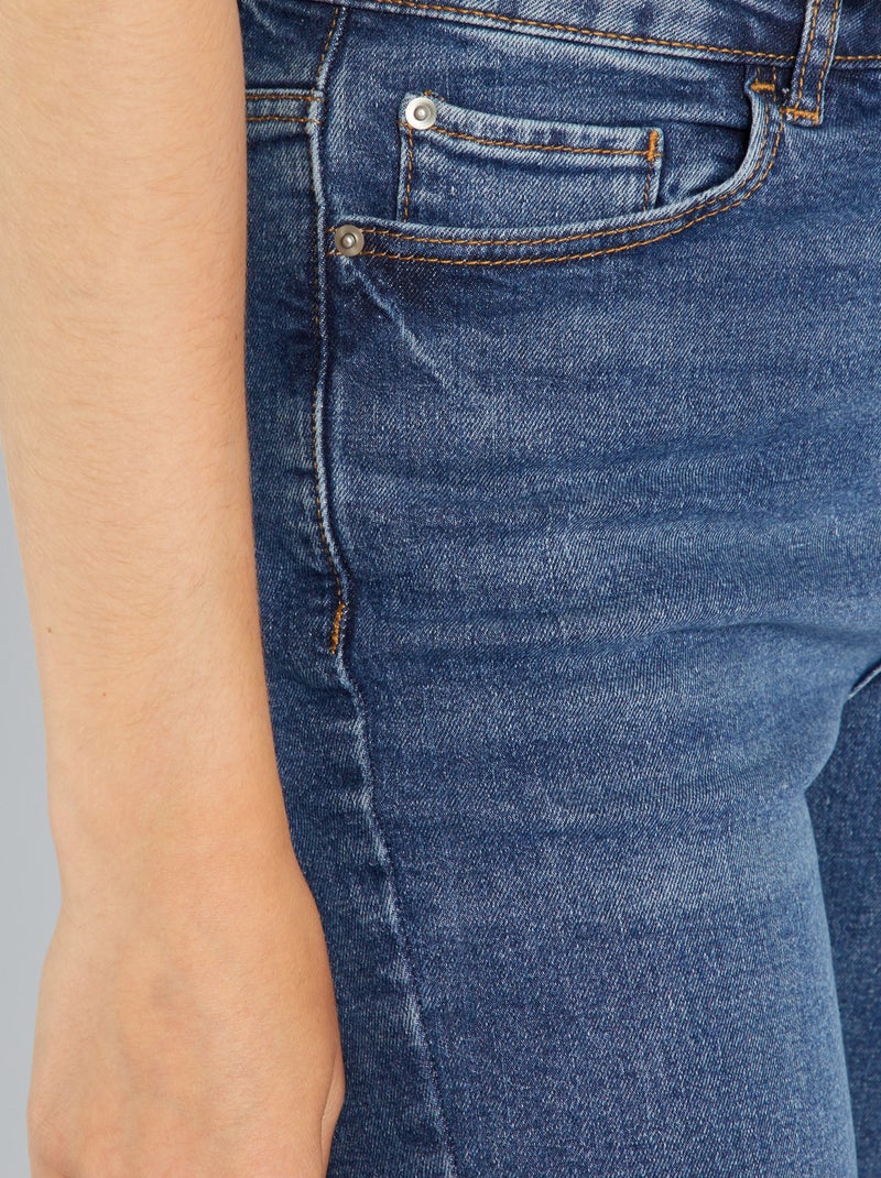 Pantalon slim en denim - 32L Stone - Kiabi