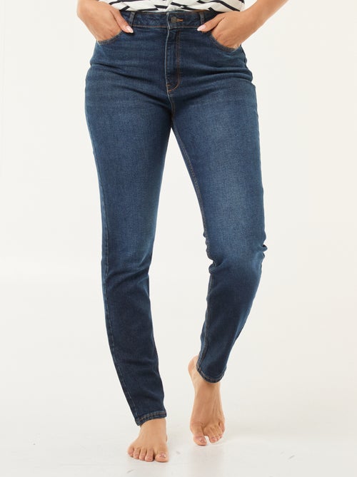 Pantalon slim en denim - L30 - Kiabi
