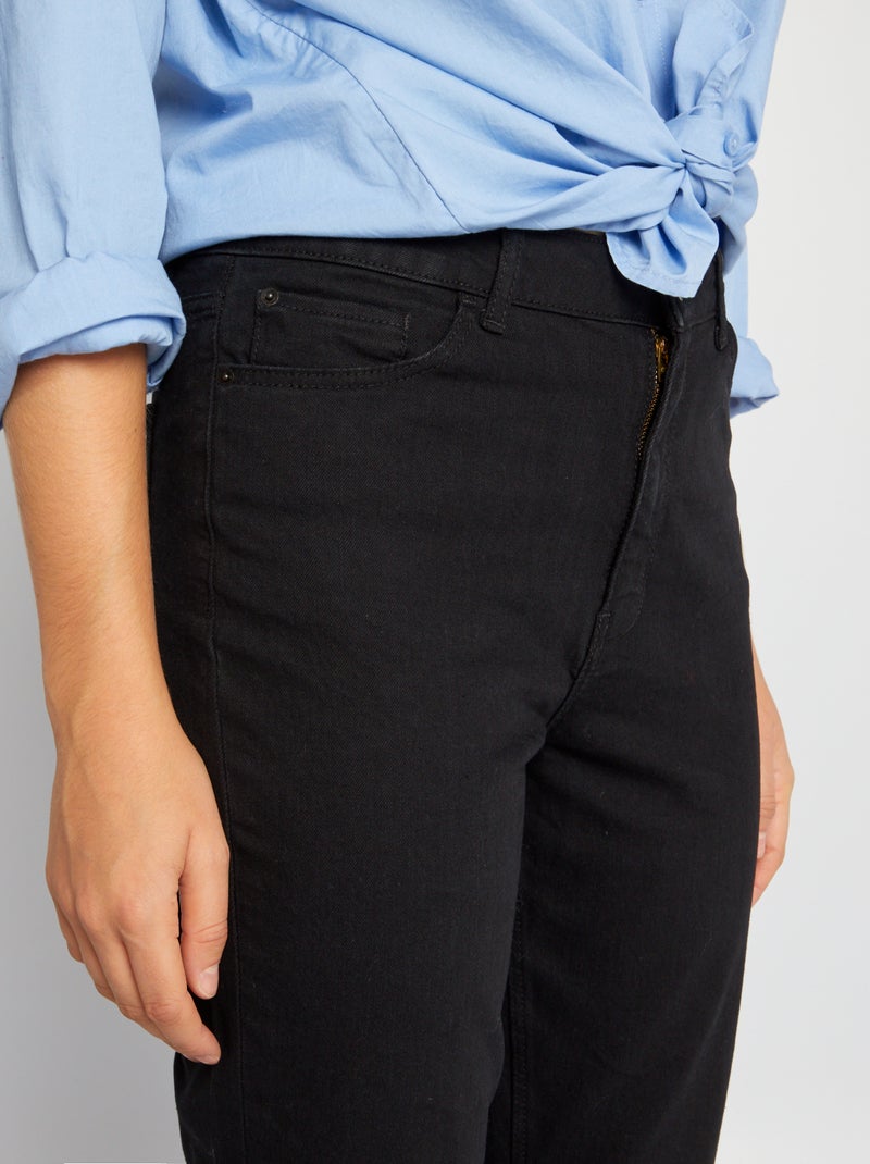 Pantalon slim en denim - L30 Noir - Kiabi