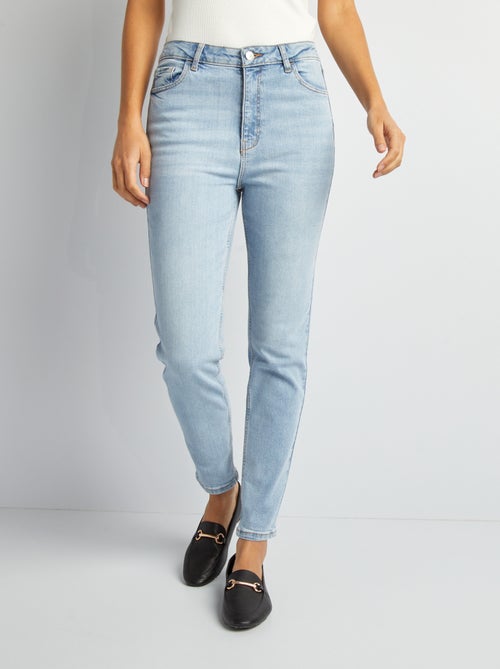 Pantalon slim en denim - L30 - Kiabi