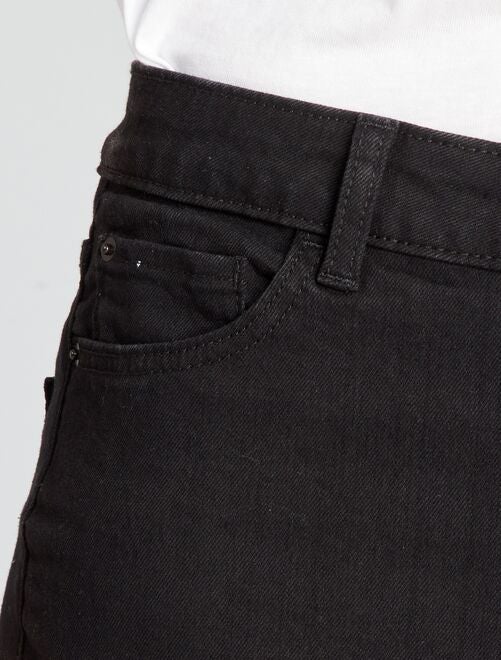 Pantalon slim en denim - L34 - Kiabi