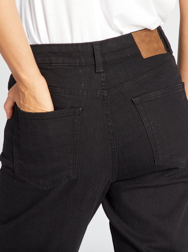 Pantalon slim en denim - L34 Noir - Kiabi