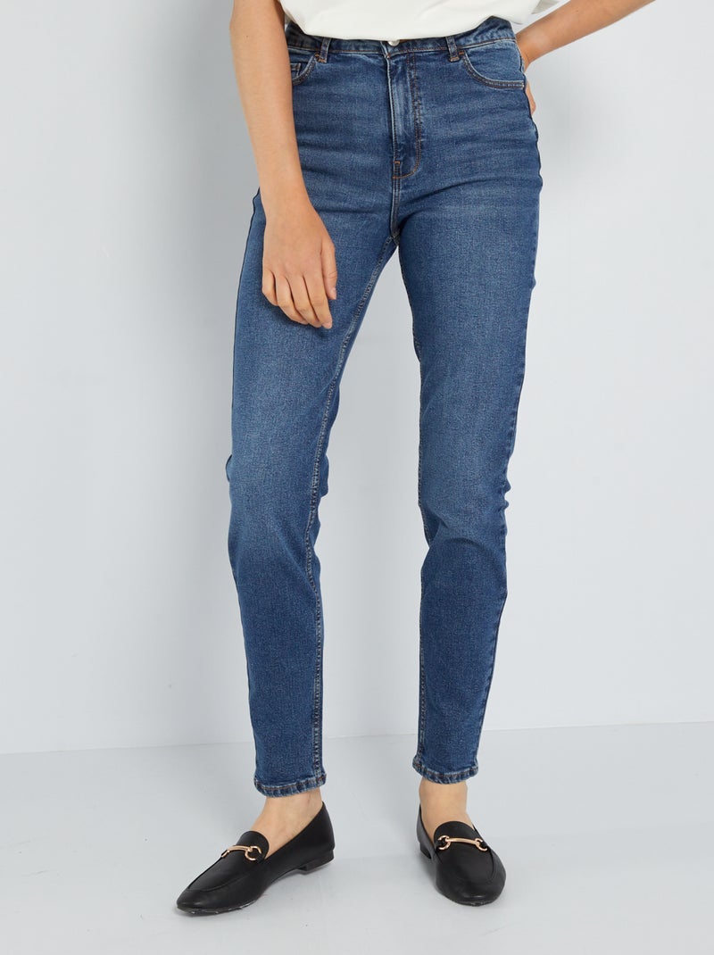 Pantalon slim en denim - L34 Stone - Kiabi