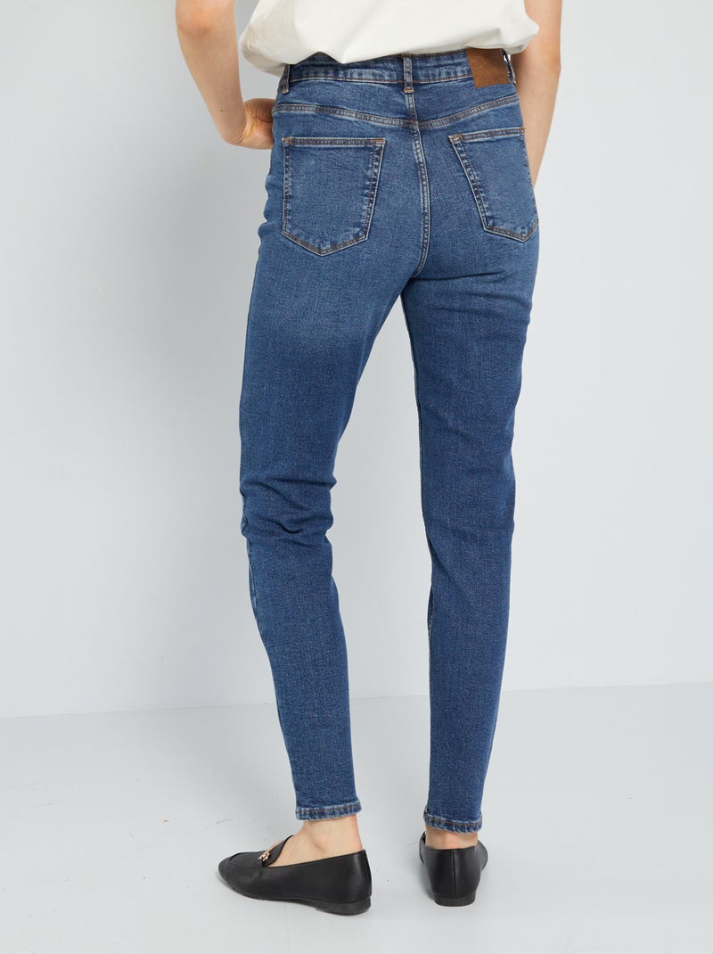 Pantalon slim en denim - L34 Stone - Kiabi