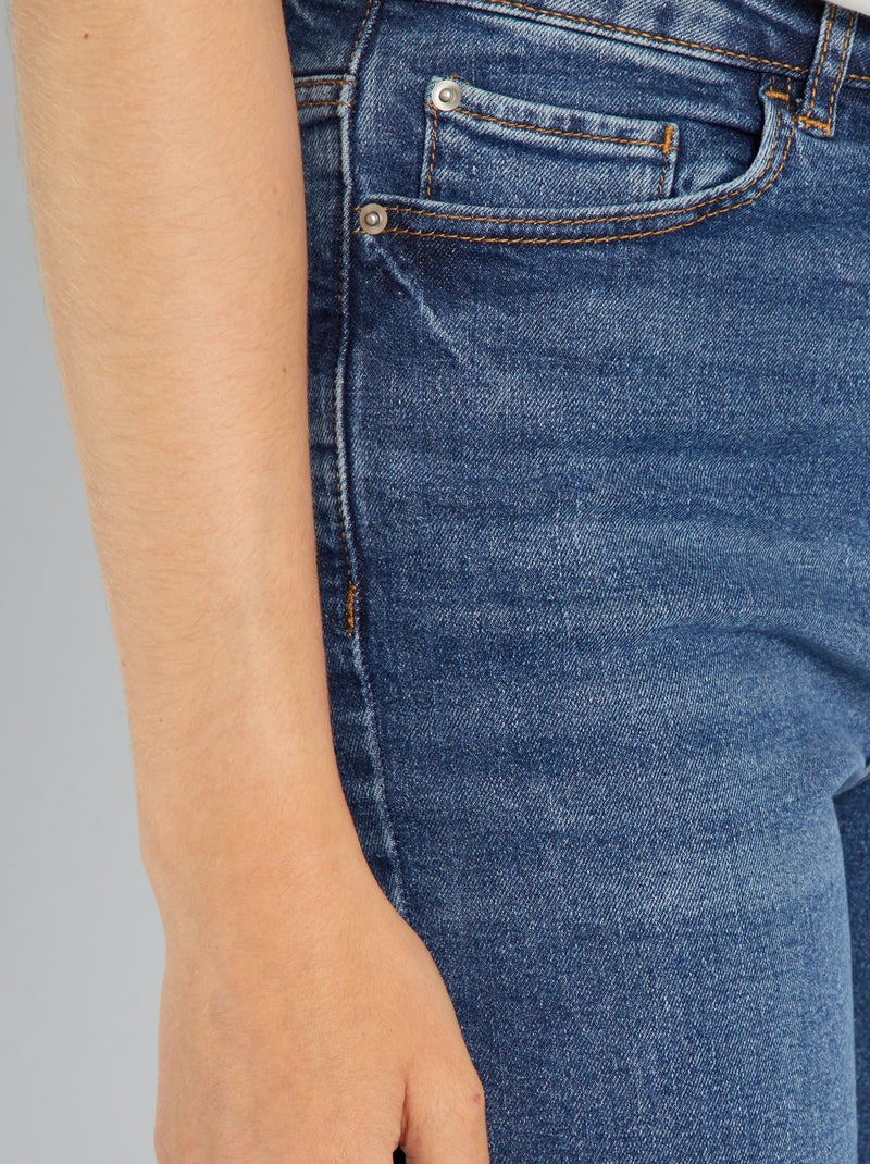 Pantalon slim en denim - L34 Stone - Kiabi