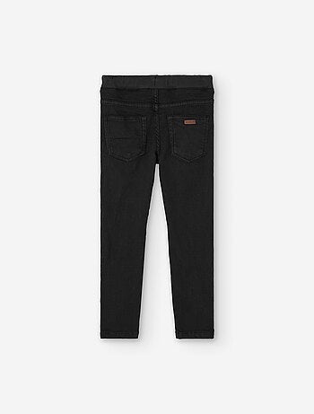 Pantalon slim en denim avec cordon de serrage