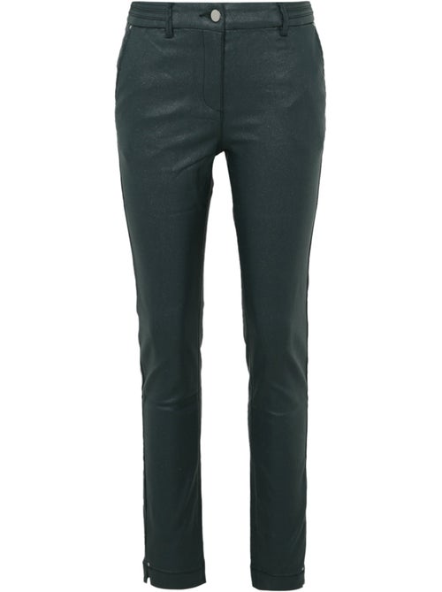 Pantalon slim enduit métallisé PAPRIKA - Kiabi