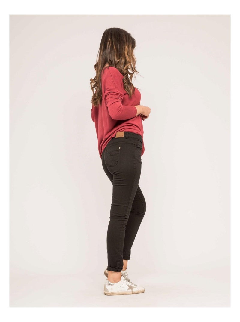 Pantalon slim EQUITY Noir - Kiabi