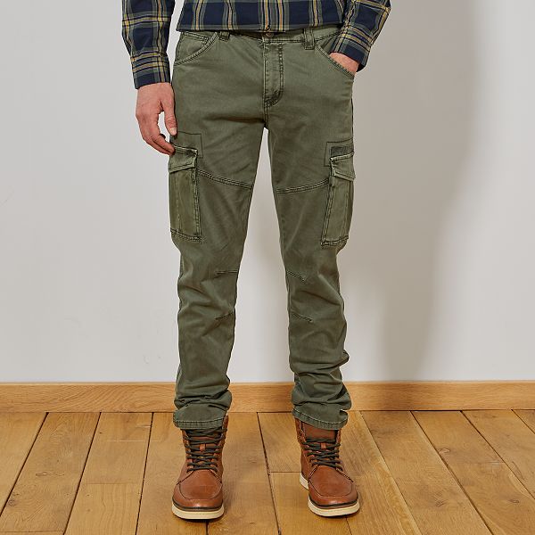 pantalon homme cargo kiabi