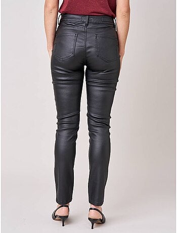 Pantalon slim femme en toile enduite 'deeluxe'