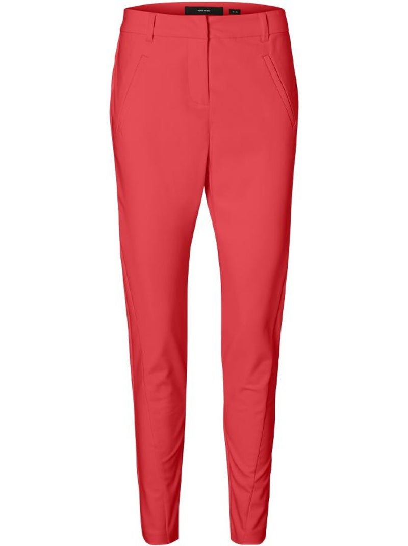 Pantalon slim femme vero moda Rouge - Kiabi