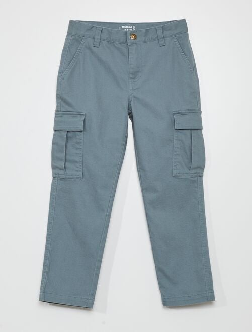 Pantalon cargo garçon discount kiabi