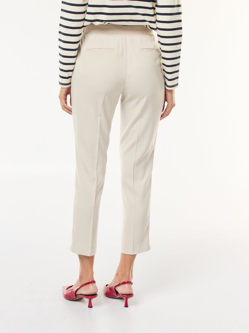 Pantalon slim fit Gris - Kiabi