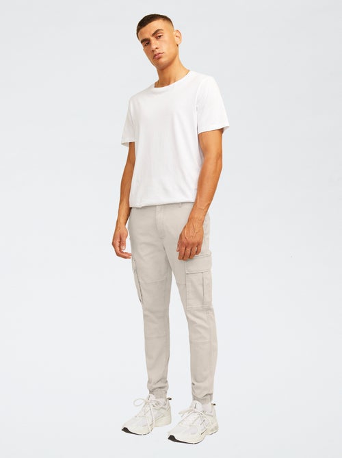 Pantalon slim grandes poches 'JJ Rebel' - Kiabi